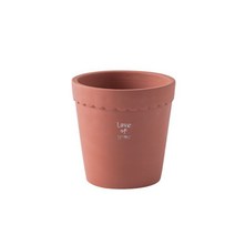 JH컴퍼니 심플 마카롱 시멘트 화분, 레드
