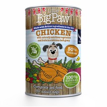 리틀빅파우 강아지 습식사료 치킨 앤 허브 캔, 닭, 390g, 1개
