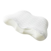 쿠르잠 여성용 딥슬립 메모리폼 경추베개, 쿨그레이, 1개