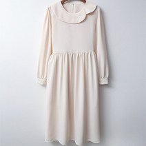 안다로미 더블 라운드 카라 캐주얼 원피스
