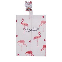 린넨 플라밍고 동물 티슈 커버 2p, ZJ1040