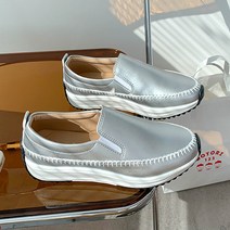 라블 속굽 키높이 통굽 슬립온 4.5cm