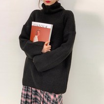 목폴라 니트 미니 원피스