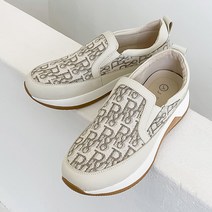 제이슈 소가죽 르미 프린팅 슬립온 4cm