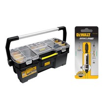 디월트 툴케이스 2 in 1 토트형공구함 DWST24075 + 토션비트 DWA13MS 세트, 1세트