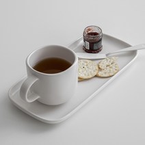쓰임 페블 머그 350ml, 화이트, 1개