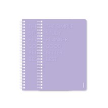 모모팝 THE SIMPLE GBB 스터디 플래너 2p, 바이올렛