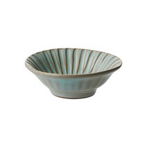 VBCCASA 폰다코 스트라이프 찬기 중, 아쿠아, 1개