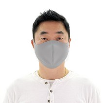 케어플러스 도전사 골프 마스크, 그레이