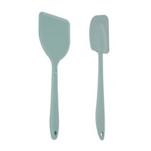 젊은이마켓 실리콘 주걱 + 뒤집개 대형 세트, 인디그린