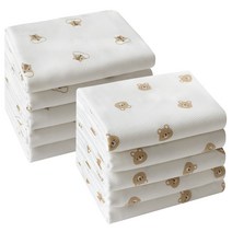 베이비앤아이 유아용 소프트 사각 천 기저귀 2종 x 5매 세트, 고미, 라미, 1세트