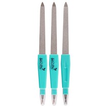 벨로티 사파이어 네일파일 큐티클제거기, 그린색, 3개