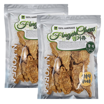 네츄럴이엑스 강아지 핑거츄 170g, 황태, 2개