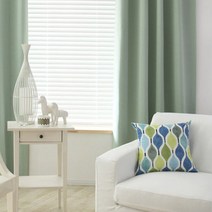 레인보우하우스 방한 리지 3중 큰창 암막 커튼