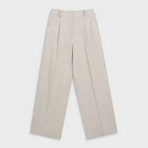 미쏘 여성용 10부 원턱 와이드 슬랙스