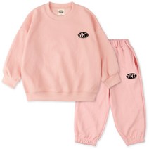 벤힛 아동용 라운드로고 특양면 맨투맨 트레이닝 상하의 세트