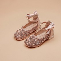 유블리 여아 진주 리본 구두 리본펄