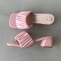 여성용 엘리먼 슬리퍼 힐 샌들 C133_5162