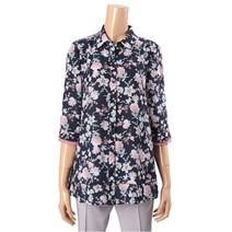 꽃무늬 쉬폰 블라우스 BL0242