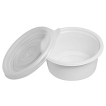 마켓맨 일회용 뚜껑 소스컵 백색 소 70mm HG-201, 1개, 500개입