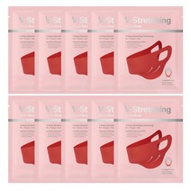 벨라수 V 스트레칭 밴드 마스크, 10개, 1개입