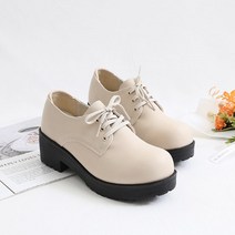 풍유 여성용 키높이 통굽 구두 5.7cm KCT_5011