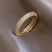 디아더컬러 14K 고퀄리티 큐빅 체인 실반지 애끼반지 B type DW_190