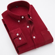 마켓A 남성용 코듀로이 슬림핏 셔츠