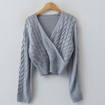 엔비룩 여성용 트위스티랩 니트