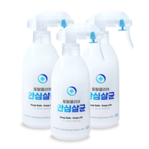 토탈클리어 안심살균 소독제 고급형 스프레이, 500ml, 3개