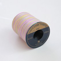 코튼빌 코아사 레인보우 미싱 재봉실 45수 2합 1700m, R207, 1개