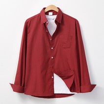 레이먼 남성용 먼투 데일리 컬러 포켓 카라 셔츠