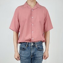 엠앤디 남성용 파스텔 반팔 싱글셔츠