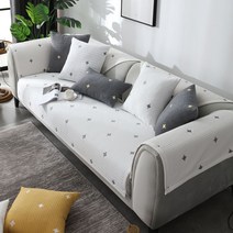 다이아패턴 쇼파커버, 화이트별