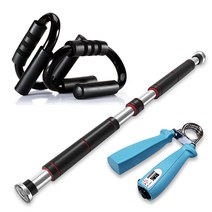 트래블라이트 홈트레이닝 철봉 + 푸쉬업바 + 악력기 세트