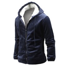 다꾸앙 남성용 겨울 폭닥 보아털 벨벳 후드집업 D11S14_oz3431