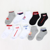 마블 남아용 단목양말 3종 10p 세트