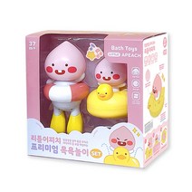 카카오프렌즈 리틀 어피치 프리미엄 목욕놀이 세트, 혼합색상