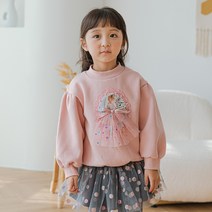 라라아망 여아용 프린세스 셔링티셔츠