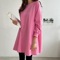 여성용 플레어 맨투맨 원피스 #38471