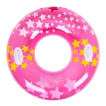 써니워터 스타 유아동 원형튜브 75cm, 핑크