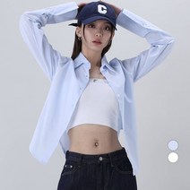 어썸어라운드 여성용 기본 레이어드 셔츠