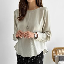 피핀 여성용 네츄럴하게 라운드 블라우스 49260