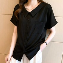 포플러앤씨 시키 셔츠 블라우스