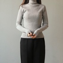 여성용 토디론 골지 폴라 니트