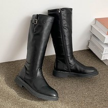 라블 여성용 버클 롱부츠 2.5cm