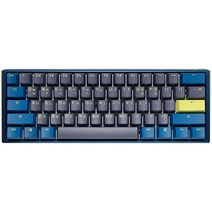 Ducky ONE 3 MINI RGB DayBreak PBT 이중사출 한글 유선키보드 스피드실버축, 혼합색상, 텐키리스
