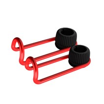 카템 스트롱 헤드레스트 행거 레드 CT174, 2개