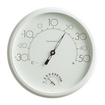 플라이토 스케치 원형 온습도계 26cm, 화이트, 1개