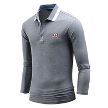 다꾸앙 남성용 스판 덱스 멀티 골프 긴팔 카라티 E05P7_ql3929